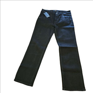 Women's Hudson NWT Mid-Rise Jeans Size 12 Black Waist 32" Inseam 29"